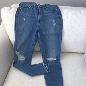 RAGA Blue Distressed Skinny Jeans